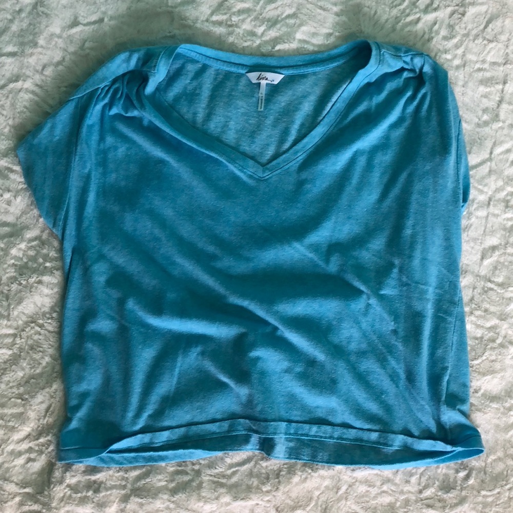 Blue Kirra crop top
